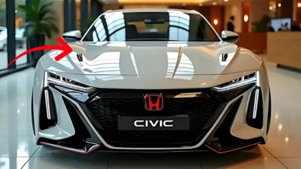 Honda Civic 2025 – 2.5L Turbo Engine, 38km/l Mileage & Sporty Sedan Design Starting at ₹2.7 Lakh!